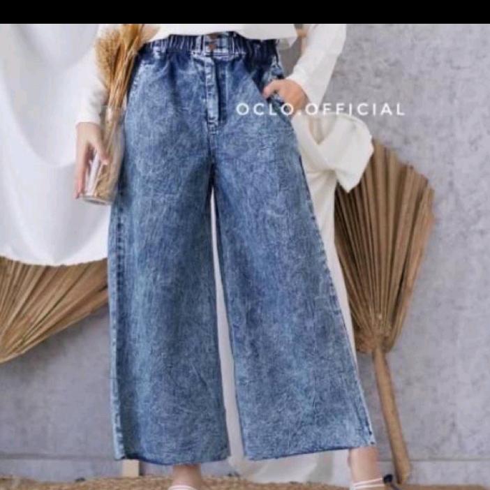 Celana kulot jeans