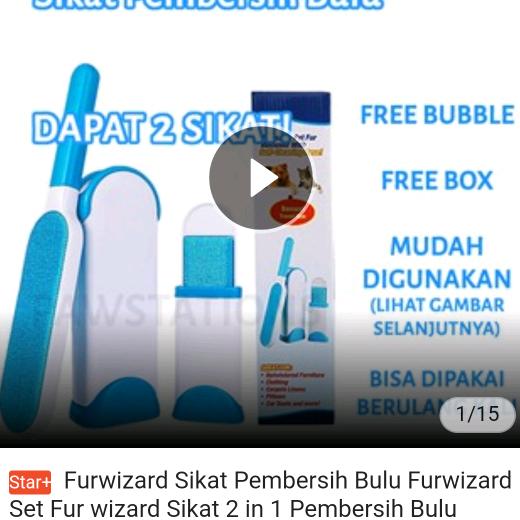 PEMBERSIH BULU KUCING
