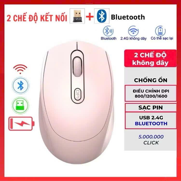 Chuột Không Dây Bluetooth C99 Chuột Máy Tính Bluetooth Không Tiếng Ồn Sạc Lại Bằng Cáp USB Nhiều Màu Sắc Lựa Chọn