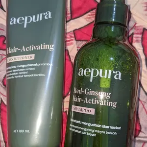 aepura Red-Ginseng Hair Activating Shampoo 300ml - BPOM Memperkuat Akar Rambut Anti Rontok Hair Fall Loss No SLS Conditioner Vitamin Haircare Perawatan