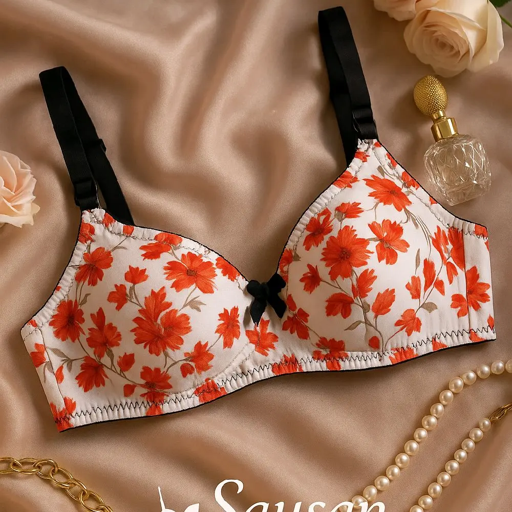 BH murah Cup Besar push up full cup katun nyaman cantik dewasa naikin payudara daleman  cewek bh  pelajar  tanpa  busa Motif Wanita Remaja Lembut Tipis