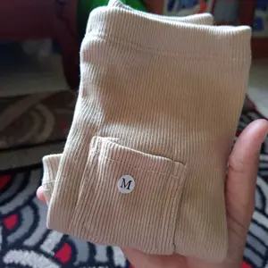 Leging Anak Saku Belakang 0-5 Tahun Rib Knite Fashion Katun Perempuan fashions slimfit
