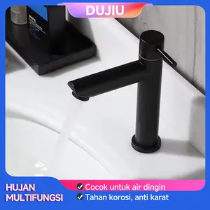2026 New Luxury Black Gloss Faucet – Keran Air Dingin Finishing Mewah, Tahan Lama & Aliran Stabil, Termasuk Pipa 50cm, Ideal untuk Dapur & Kamar Mandi Modern, Pilihan Tepat untuk Hadiah Keluarga & Upgrade Gaya Hidup