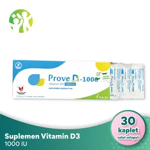 PROVE D3 Tablet - Vitamin D3 1000 IU - Suplemen Kesehatan