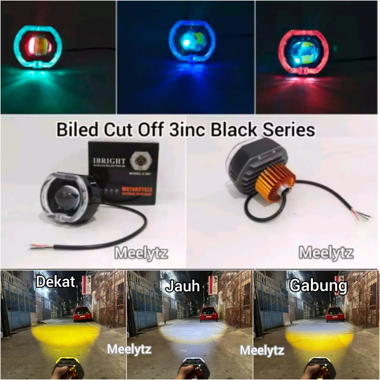 Projie Biled Cut Off 3inc Black Series High Low 5 Kabel Terbaru jamin terang