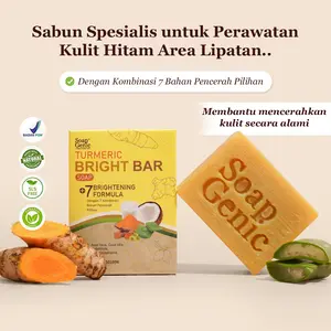 SOAP GENIC Sabun Buat Selangkangan Hitam BPOM 80gr