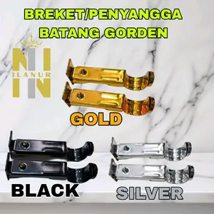 BRACKET/ PENYANGGA BATANG GORDEN/KAKI BATANG GORDEN, 3 VARIAN WARNA