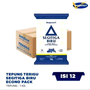 Terigu Segitiga Biru 1 Kardus isi 12 pcs (12 × 1 Kg)