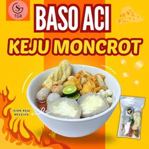 1 BUNGKUS BASO ACI KEJU MONCROT TOPING KUAH KALDU SPICY MELT INSTAN FOOD Pedas Seblak Jamur Cuangki