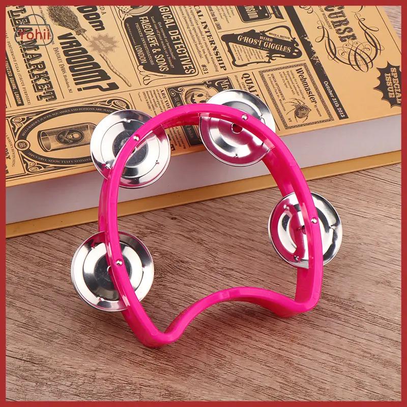 Bàn Tay Mẫu Giáo - Tổ Chức Tiếng Chuông Kim Loại Trống Quả Bóng Rattle Nhựa Bữa Tiệc KTV Đánh Trống Đồ Chơi Trẻ Em Nhạc Cụ