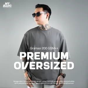 200 Gsm+ Oversized T-Shirt Heavy Cotton 24s With Premium Oversize Cut