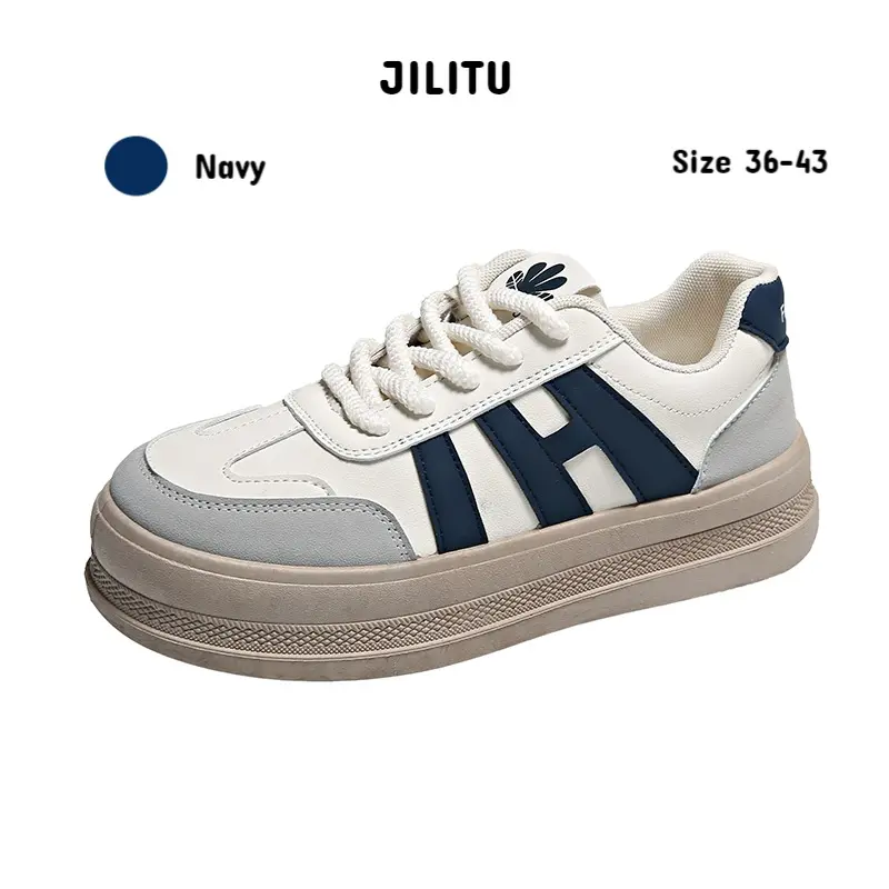 JILITU HK-02 SEPATU WANITA SNEAKERS FASHION KOREAN TREND Karet Casual Shoes Kasual Sport Cewek Olahraga