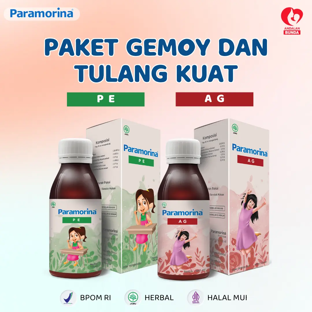 Paket Gemoy dan Tulang Kuat (PE+AG) | Vitamin Booster untuk anak 1 tahun keatas | untuk Nafsu Makan, kalsium & tumbuh gigi