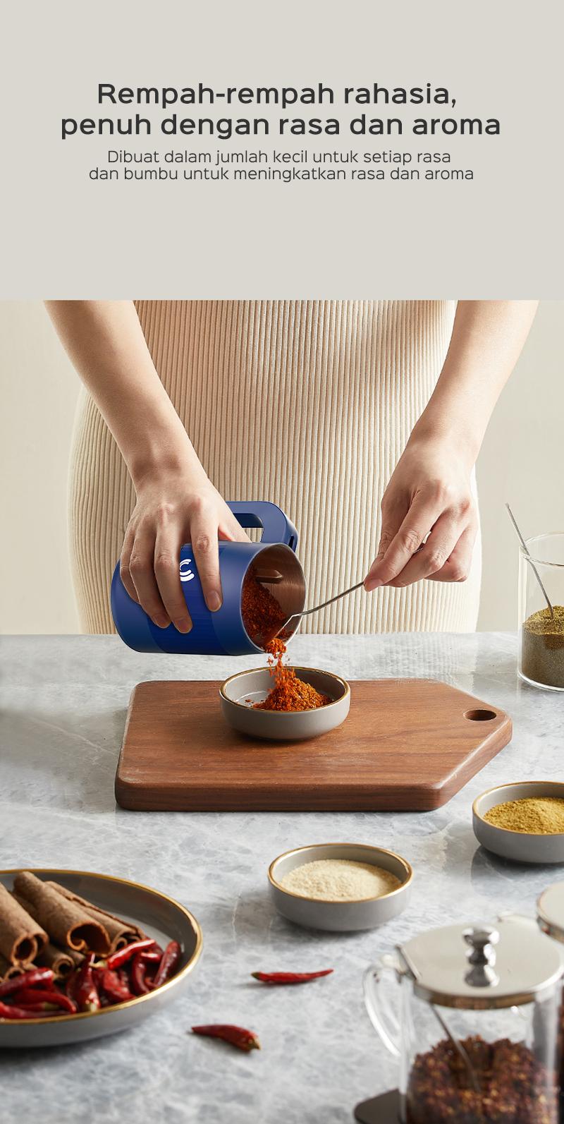 HAN RIVER Grinder Electric Coffee Grinder Blender Serbaguna Giling Biji Kopi Penggiling Kopi