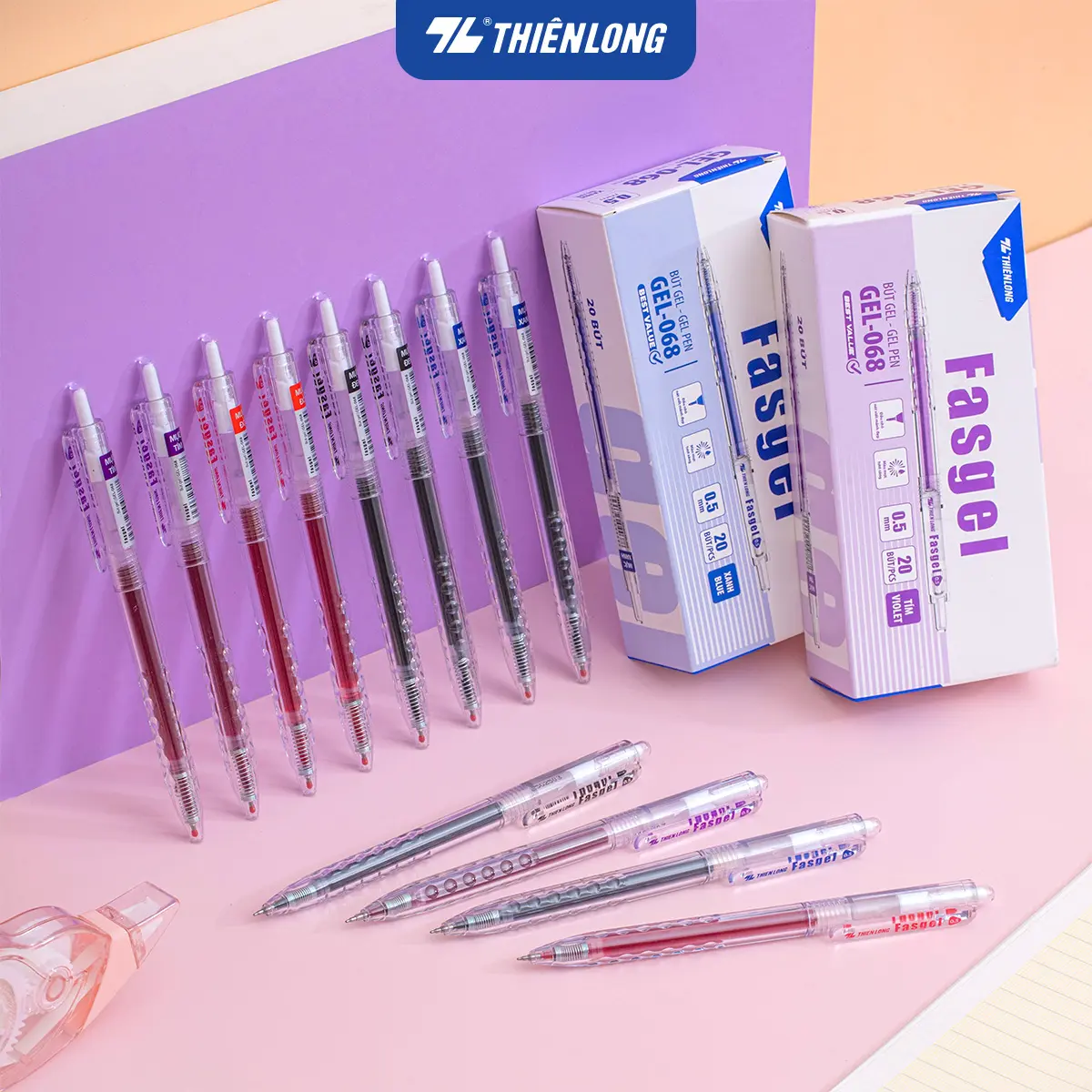 Combo 5/10/20 Bút gel Fasgel GEL-068 - 1