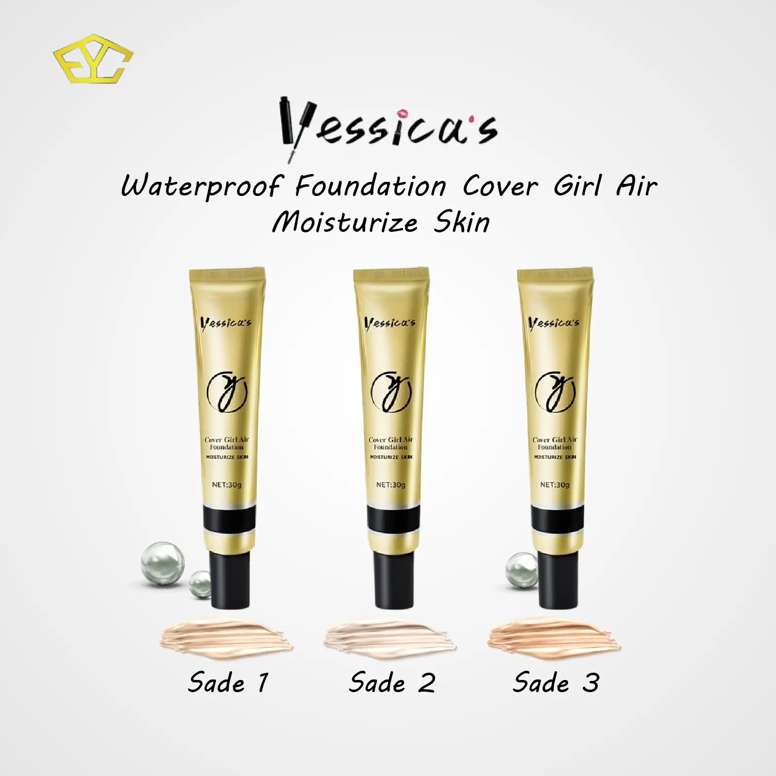 FYC - Yessica's Waterproof Foundation Cover Girl Air Moisturize Skin