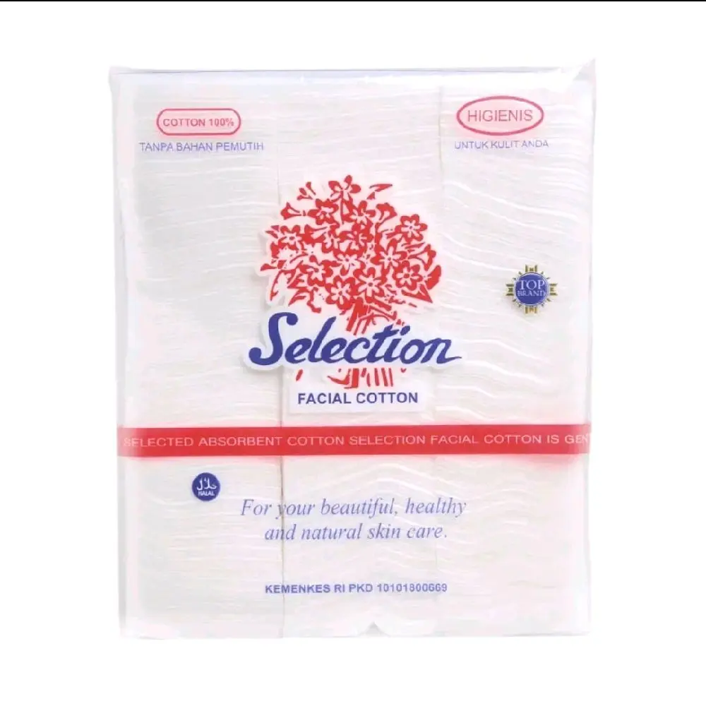 Selection KAPAS SELECTION 35 gram Higienis untuk Kulit Anda 100% Cotton Tanpa Bahan Pemutih