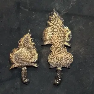 miniatur keris Kuningan ukuran sedang dapat 1