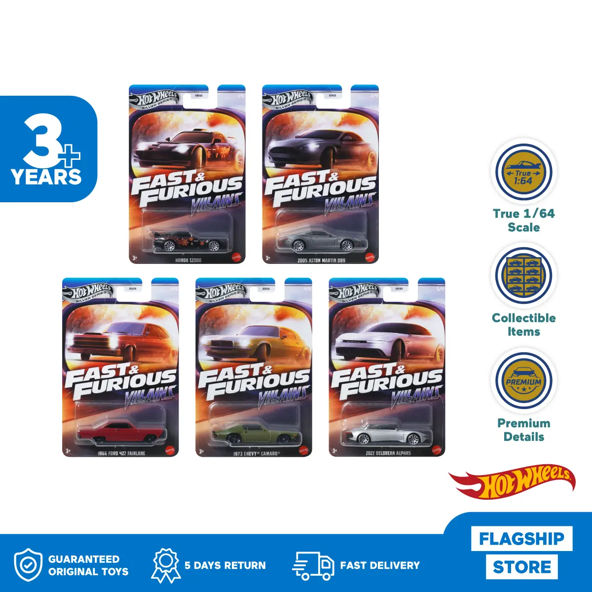 [SPECIAL PRODUCT] Hot Wheels Silver Dash J Series Bundle