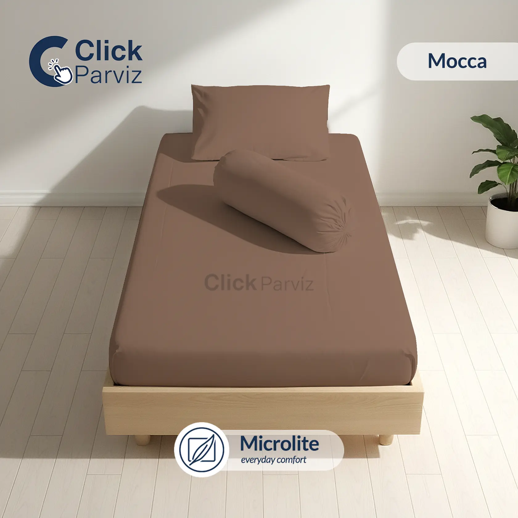 Sprei Polos 120x200 Sprei No.3 Tinggi 15cm, 20cm - Sudut Karet