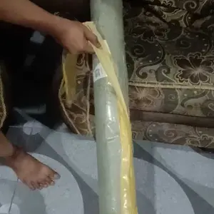 [Dikirimkan Jadi 1 Roll Tidak Dipotong] Karpet 50 x 200 cm | Panjang bertambah 50cm per pcs | lebarnya tetap 200cm | Karpet Lantai Vinyl PVC | Motif Kayu Anti Air & Noda