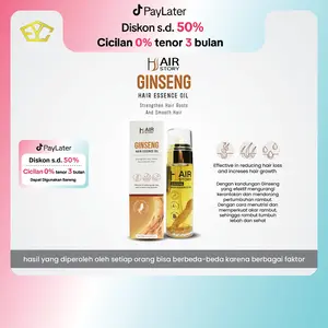 FYC - Hair Story - Ginseng Hair Essence Oil - Perawatan Rambut Rontok  Dan Pertumbuhan Rambut