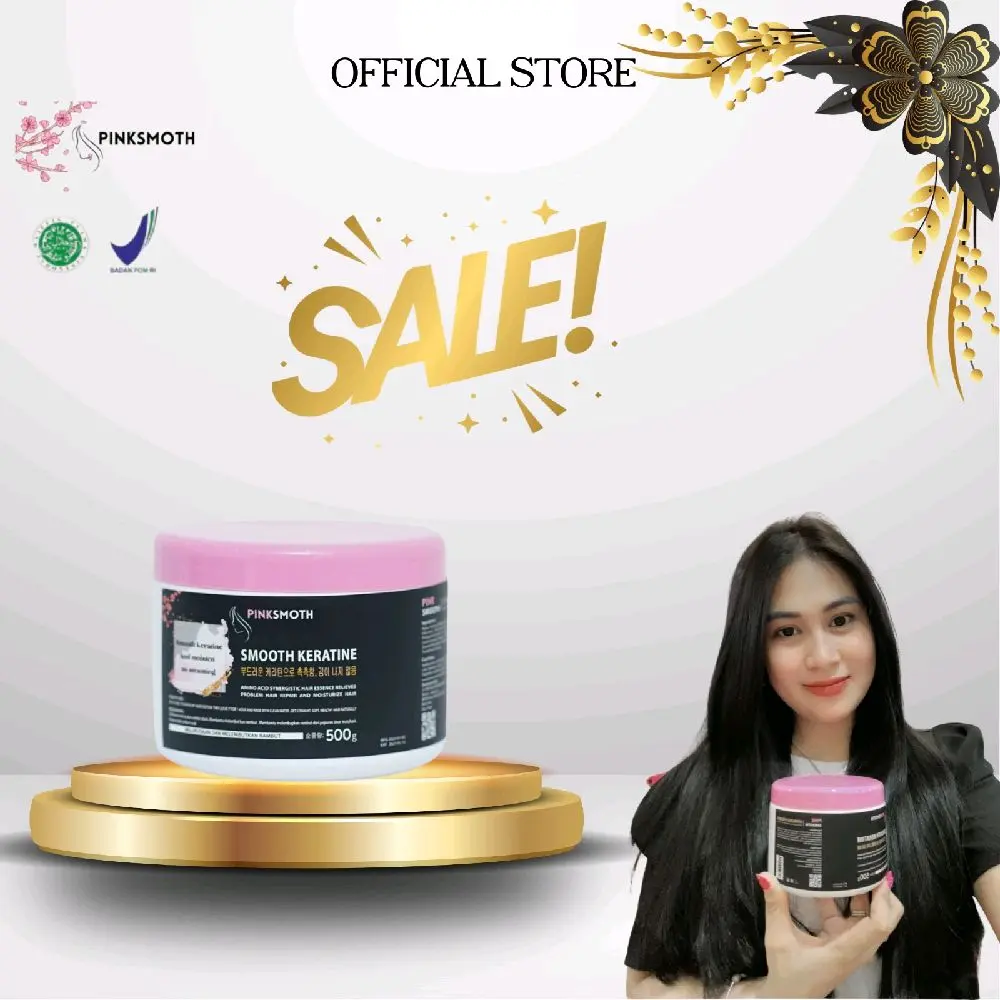 PINKSMOTH KERATINE SMOOTING 500ML BPOM Haircare Perawatan