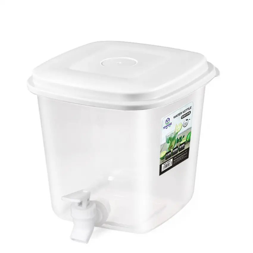 3.5L Drink Jug with Spigot for Parties Lemonade Dispenser for Fridge Cold Beverage Kettle Juice Containers for BBQ Picnic Pool Par
