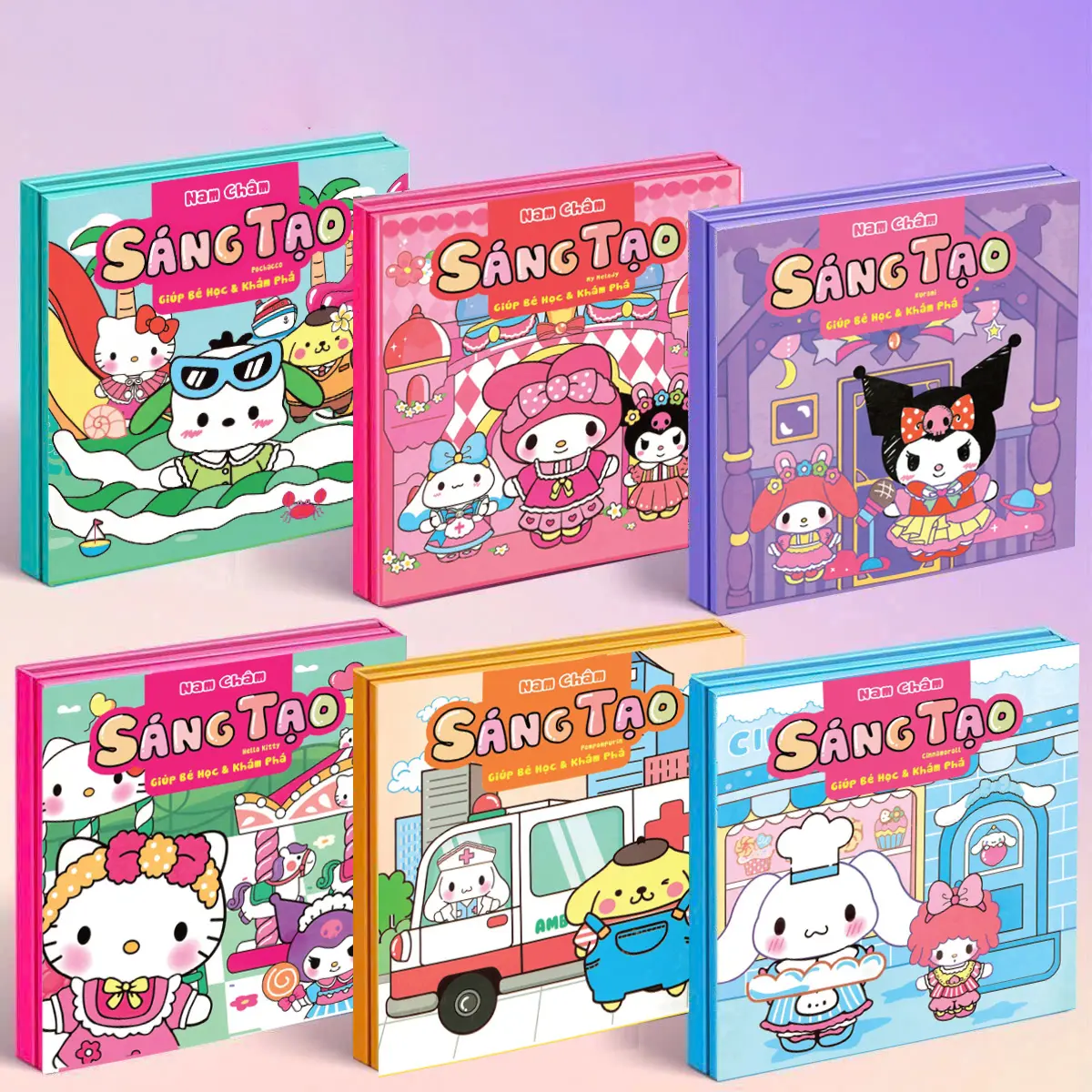 Đồ chơi Nam Châm Sáng Tạo Hình Kuromi Melody Pompompurin Hello Kitty Cinnamoroll Pochacco Dễ Thương Cho Trẻ Em