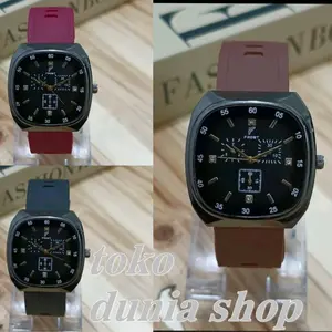 ( BISA COD ) BEST SELLER !!! PAKET ISI 3 JAM TANGAN WANITA FASHION TERLARIS VIRAL 2024 TALI RUBBER BONUS GELANG // Bisa Pilih Warna Di pesan Opsional Watches