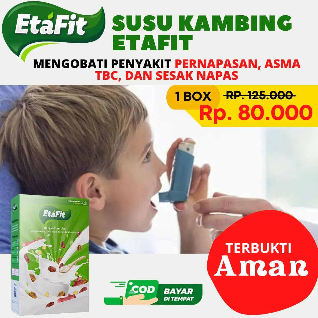 COD SUSU ETAFIT SUSU KAMBING ETAWA BPOM 1 BOX Untuk Pernapasan  Sakit Tenggorokan Saluran Pernafasan