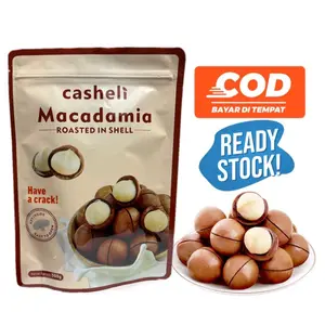 casheli Roasted Macadamia Nuts Kacang Milky Flavor Camilan Rasa Susu Food Snack snacks jajan Makanan Cemilan Keripik