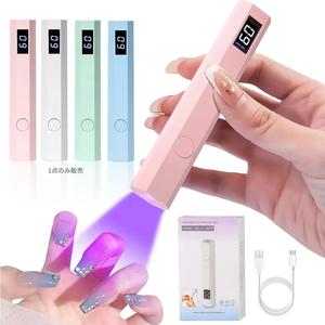 便利なネイルドライヤーランプ、タイマー付きの充電式UV LEDネイルライト、デジタル表示、ホーム&サロン用のマニキュアツール