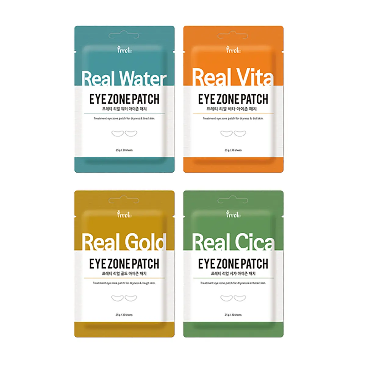 Prreti Real EyeZone Patch 30s (Vita/Cica/Water/Gold)