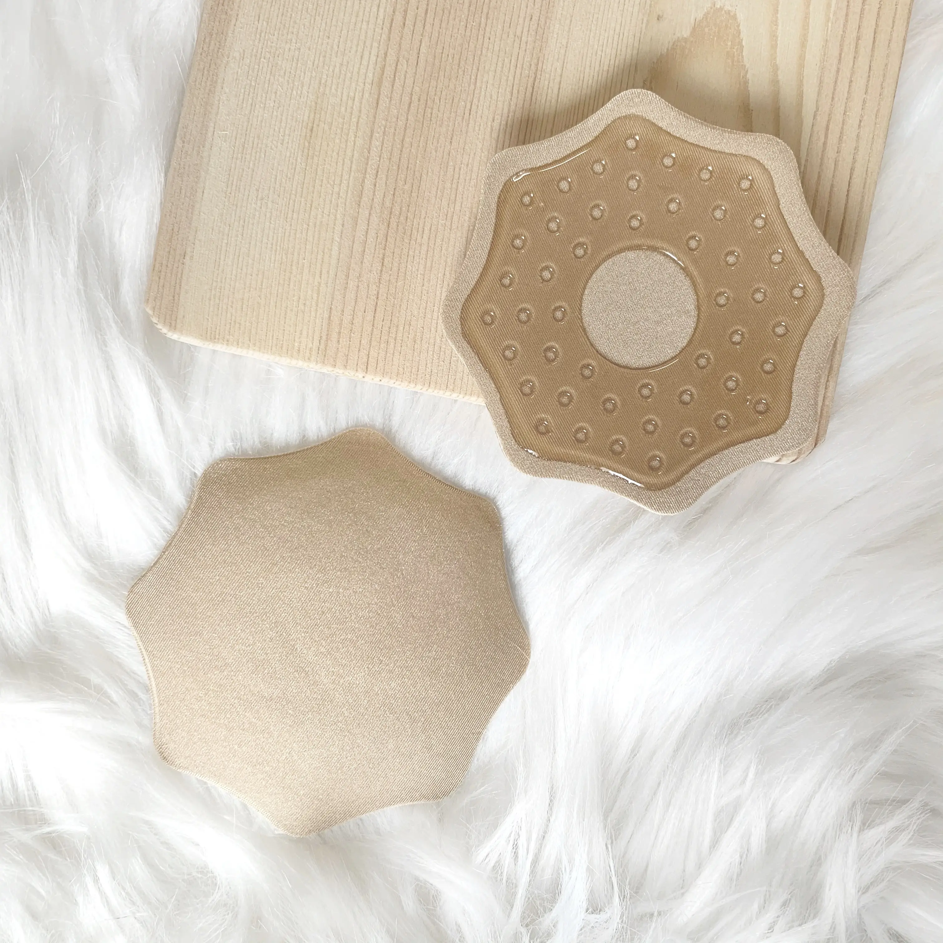Stickies (Fabric) | High Adhesive Nipple Covers | Skin Colour | Reusable up to 15 times silicone bra