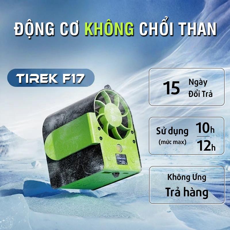 Quạt Mini Đeo Thắt Lưng Tirek F17 - Động Cơ Không Chổi Than - Quạt Làm