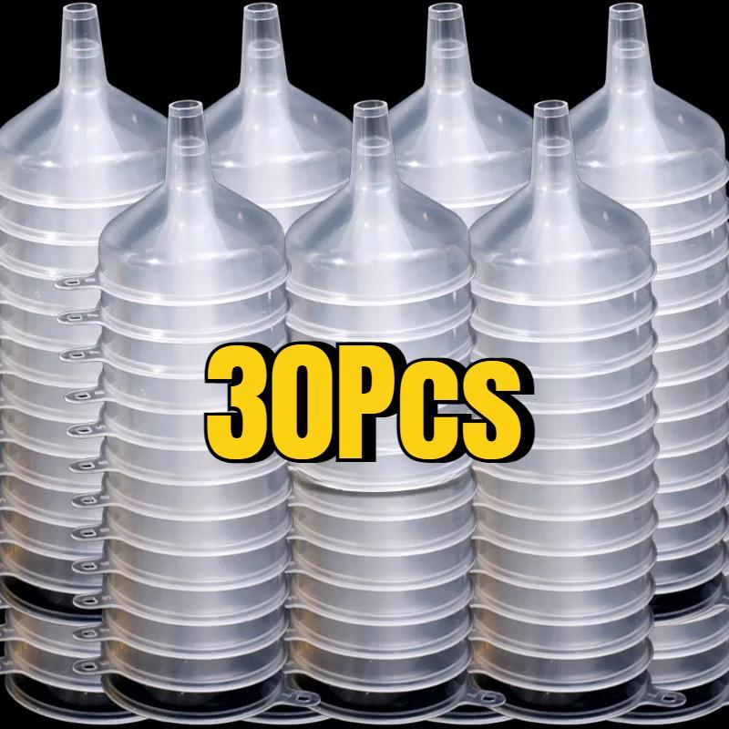 Bộ 10 hoặc 30 chiếc ống đổ nhựa mini đa năng, trong suốt dùng để phân phối chất…