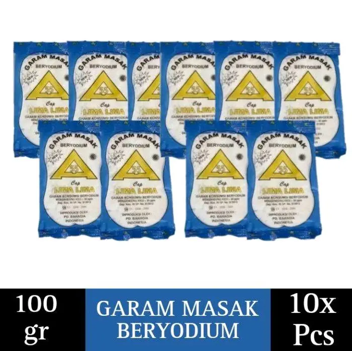 10 Pcs Garam Dapur - Garam Masak 100Gram Salt Masakan