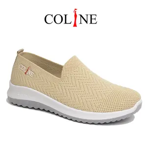 COLINE Kimberly Flyknit Sneakers Shoes Sepatu Wanita C1019 Canvas
