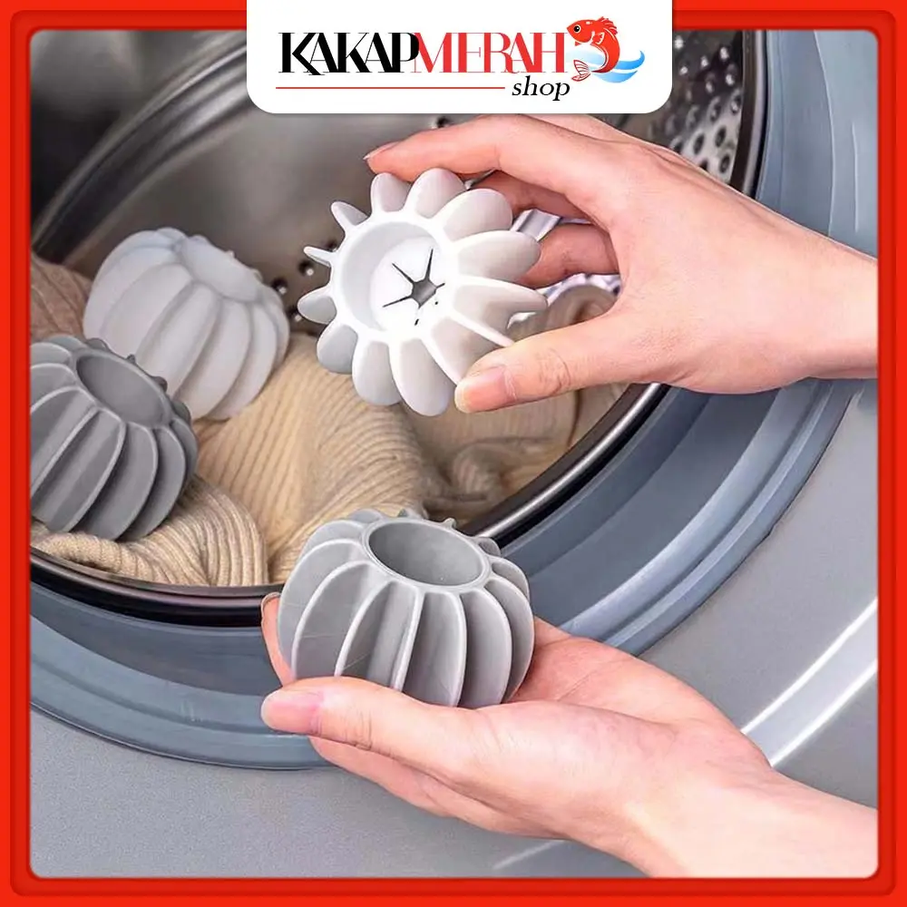 Silikon Bola Laundry Mesin Cuci Karet Pembersih Cuci Baju Celana Laundry Ball Anti Kusut