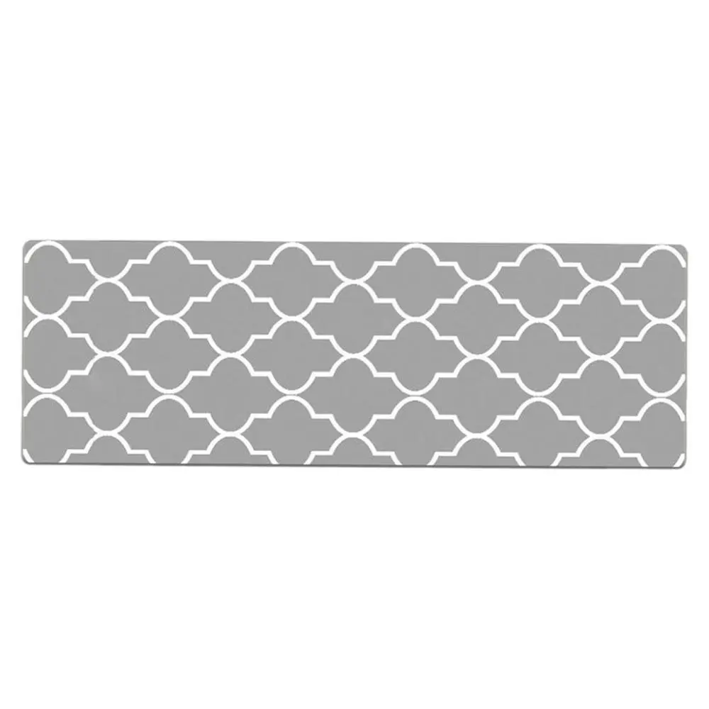 PVC Kitchen Carpet Waterproof Oilproof PVC Leather Kitchen Mat Non Slip Floor Mat for Living Room Bedroom Doormat