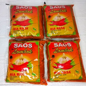 sambal lombok - saos lombok kemasan 450 gram - saos lombok ria rasa