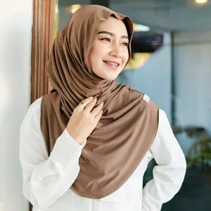 Jisoo Inner - Hijab Pashmina Instan Inner Jiso Size L Pashmina Jiso Meleyot By Alma Hijab
