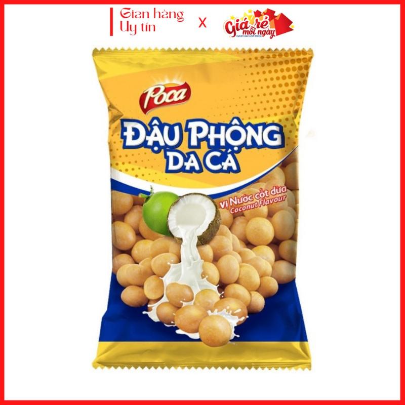 Thời trang Bánh snack Poca đậu phộng da cá vị nước cốt dừa THƠM NGON GIÒN RỤM