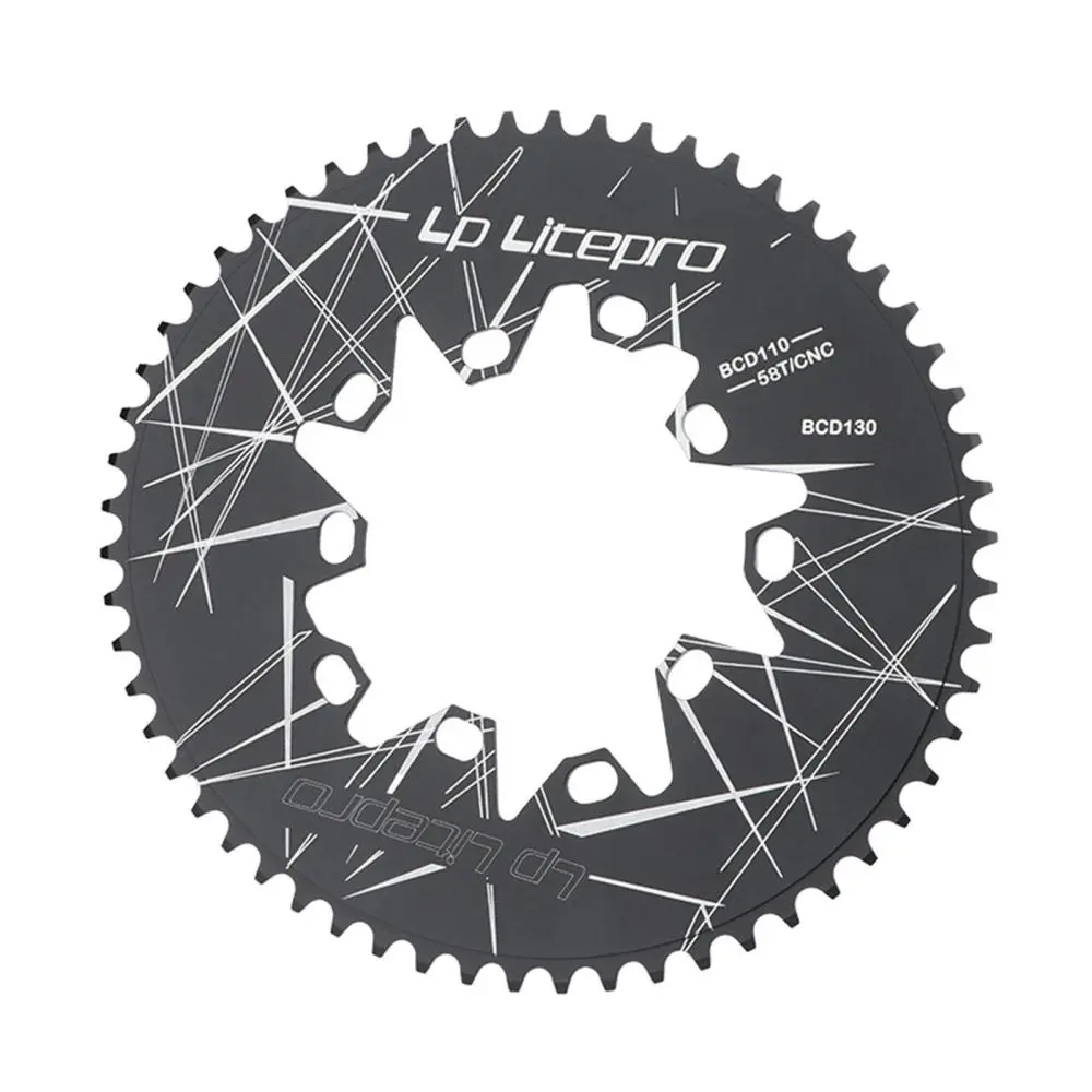 Folding Bike Chainwheel 7-10 Speed 130BCD Road Bicycle Chainring Replacement
