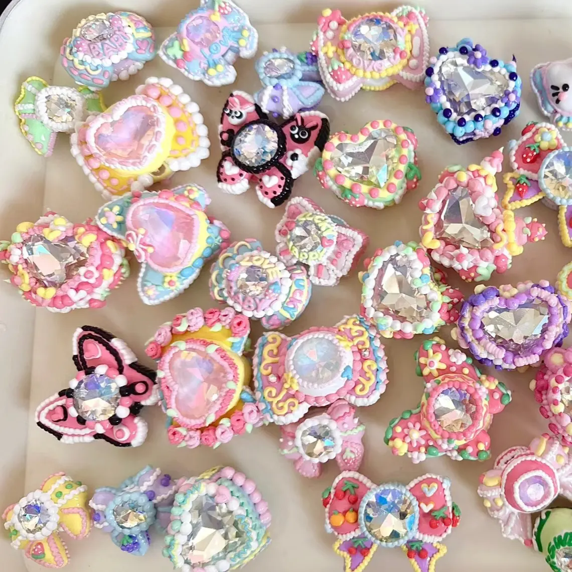 [check out link] CUTE whole bags DIY charms acrilyc beads for gift