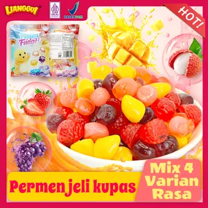 [HALAL] LIANGGUI x Nailong Jeli Permen Kulit Dapat Dikupas, Wajib Ada Idul Fitri! Cocok Santai, Piknik & Cemilan Anak, Rasa Khas, Mudah Dibuka, Dua Tekstur, Aroma Buah Kental, Hadiah Terbaik Hari Raya!