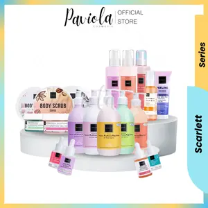 Scarlett Whitening Full Series Paket Lengkap [Scarlet Skincare Body Care Lotion Scrub Shampoo Serum Lotion Toner Peel Sunscreen Moisturizer Peeling Moist] Paviola