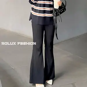 CELANA CUTBRAY KNIT WANITA  Kulot Higwaist Knit Cutbray Wanita Premium