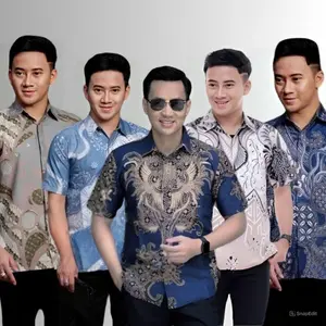 BATIK PRIA DEWASA. ATASAN LENGAN PENDEK VARIAN BARU batik seragam